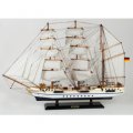 Gorch Fock Schiffsmodell auf Holzsockel - Länge 82cm